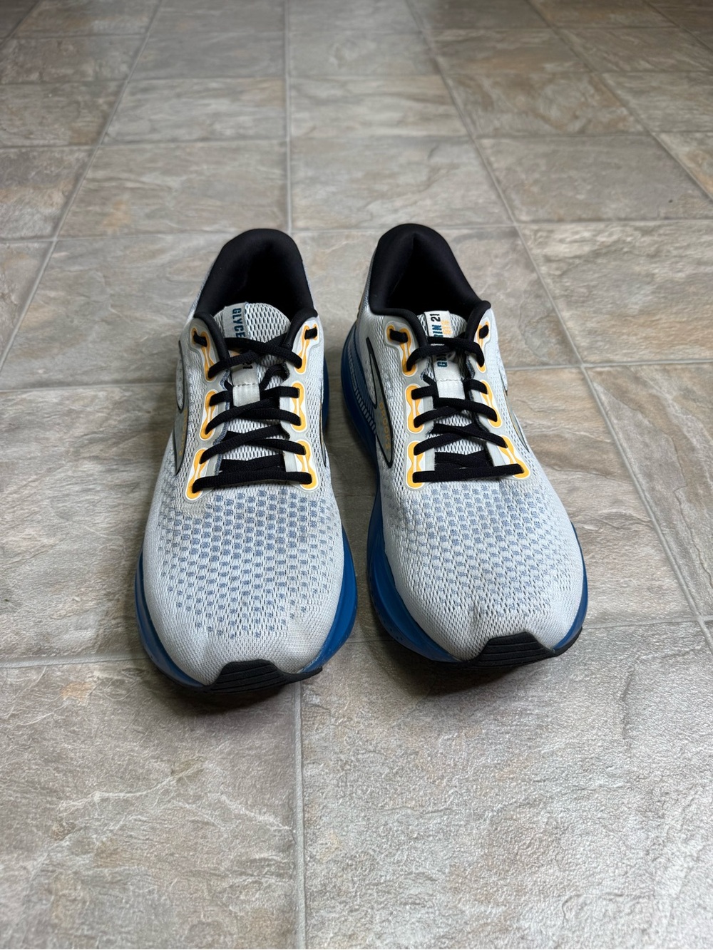 Brooks Glycerin GTS 21 White Sapphire Men’s Shoe Size 11 Blue 1104201D158 Preown